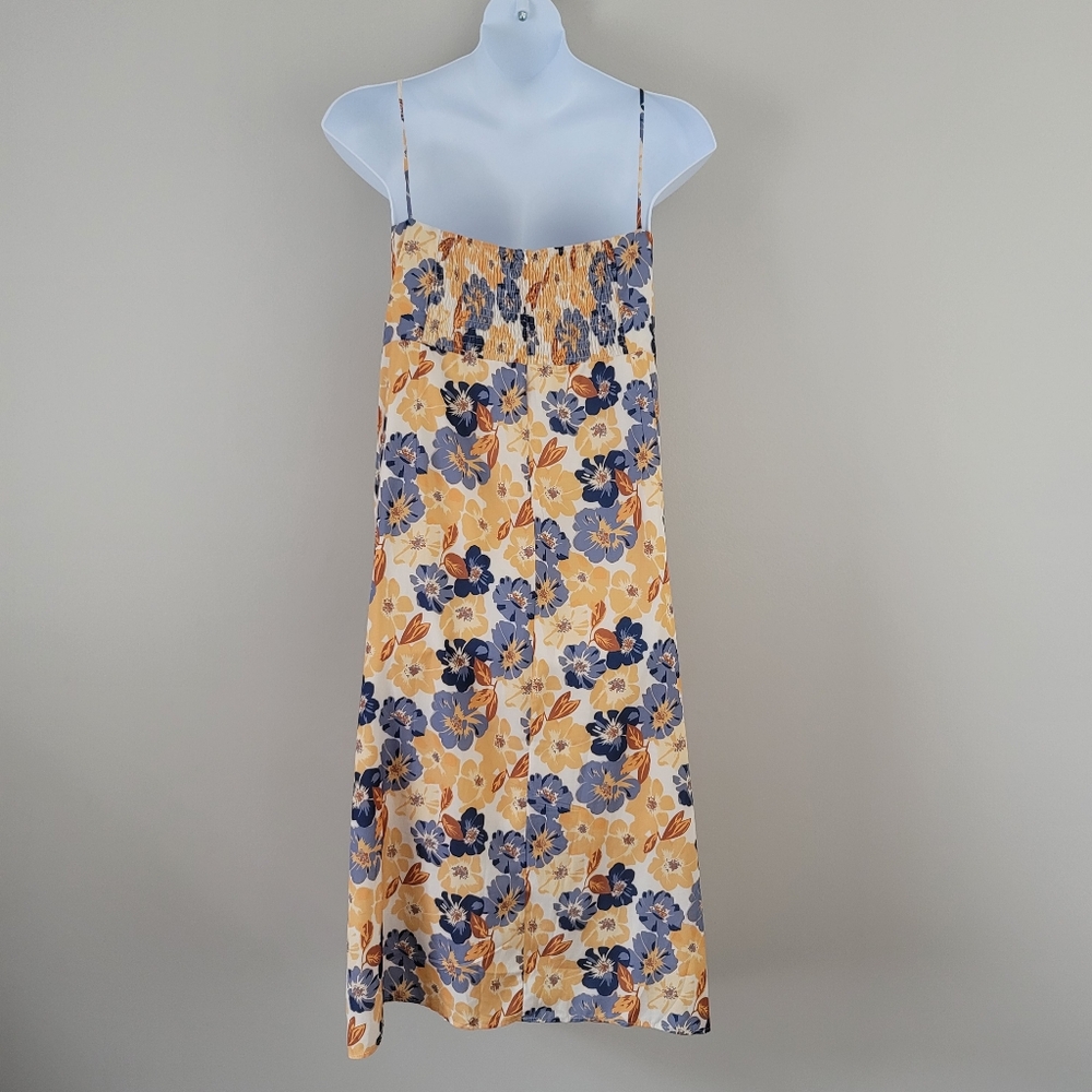 Cider Beige Floral Midi Dress - Picture 7 of 7